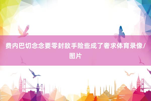 费内巴切念念要零封敌手险些成了奢求体育录像/图片