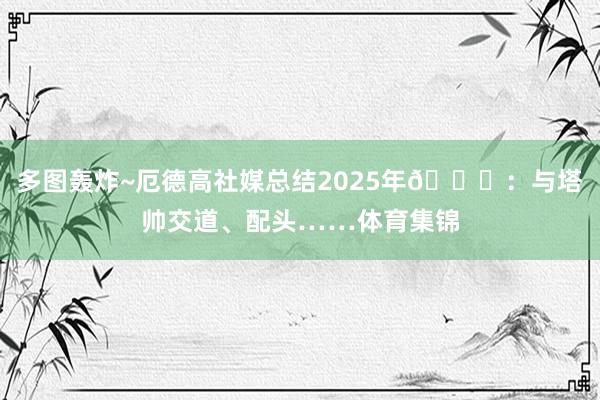 多图轰炸~厄德高社媒总结2025年😍：与塔帅交道、配头……体育集锦