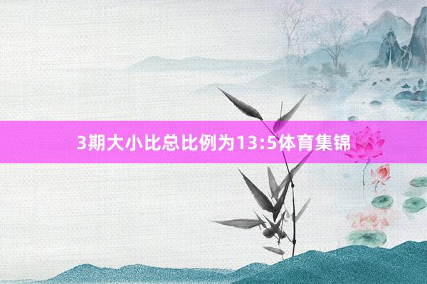 3期大小比总比例为13:5体育集锦