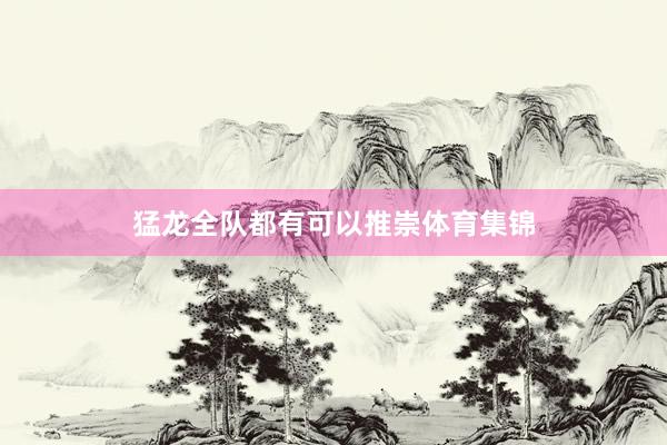 猛龙全队都有可以推崇体育集锦