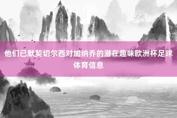 他们已默契切尔西对加纳乔的潜在趣味欧洲杯足球体育信息