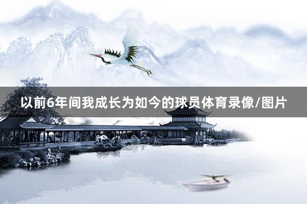 以前6年间我成长为如今的球员体育录像/图片