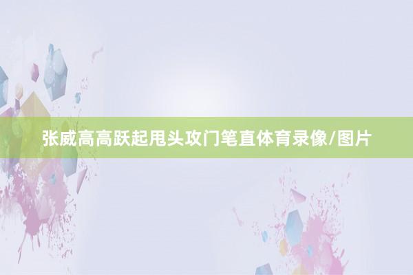 张威高高跃起甩头攻门笔直体育录像/图片