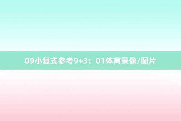 09　　小复式参考9+3：01体育录像/图片