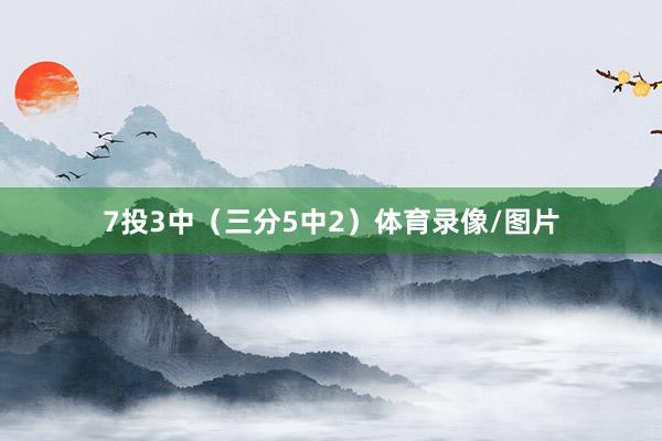7投3中(三分5中2)体育录像/图片