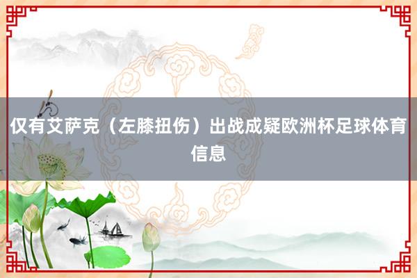 仅有艾萨克（左膝扭伤）出战成疑欧洲杯足球体育信息